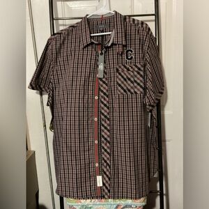 NWT Cabi plaid button down shirt 3X